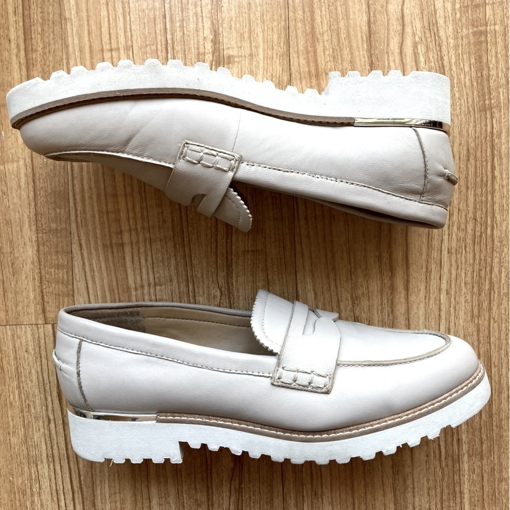 Franco Sarto Off-White Loafers